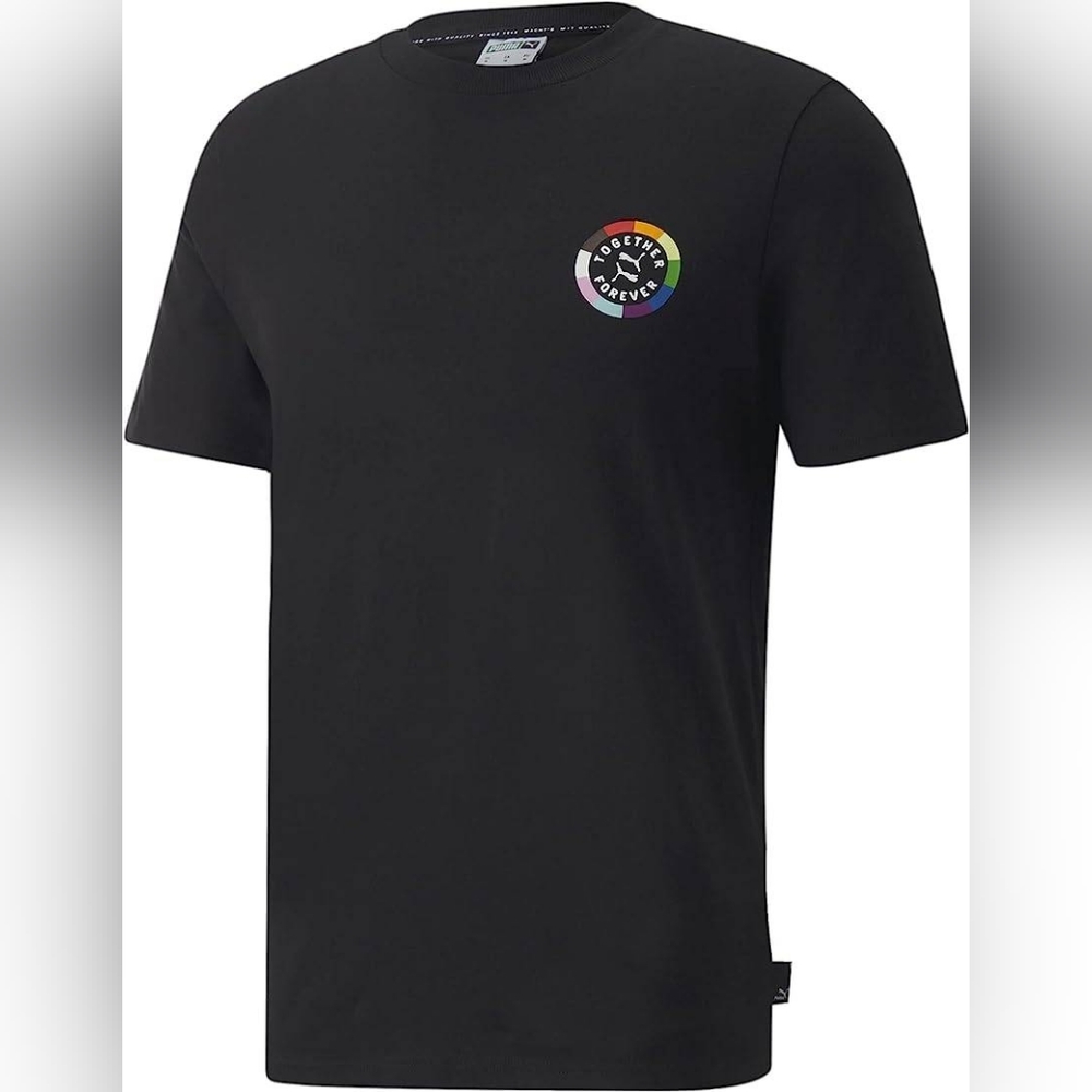 Puma Men black "pride graphic t-shirt